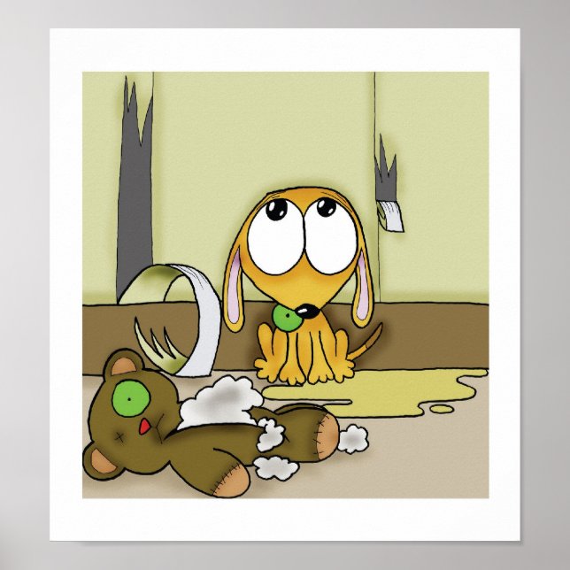 Pôster Onda de Criminalidade de Puppy (Frente)