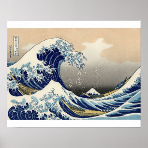 Poster Onda de Excelente HOKUSAI