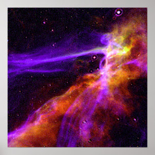Pôster Onda de explosão do Supernova do laço do Cygnus 
