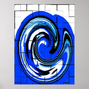 Pôster Onda de oceano