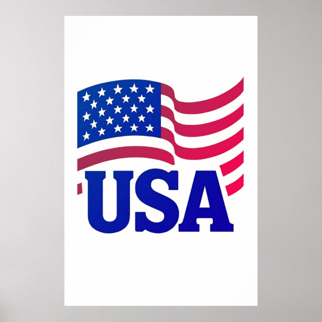Poster Onda de Unidade dos Estados Unidos (Frente)