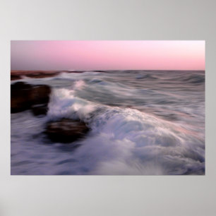 Poster Onda do por do sol