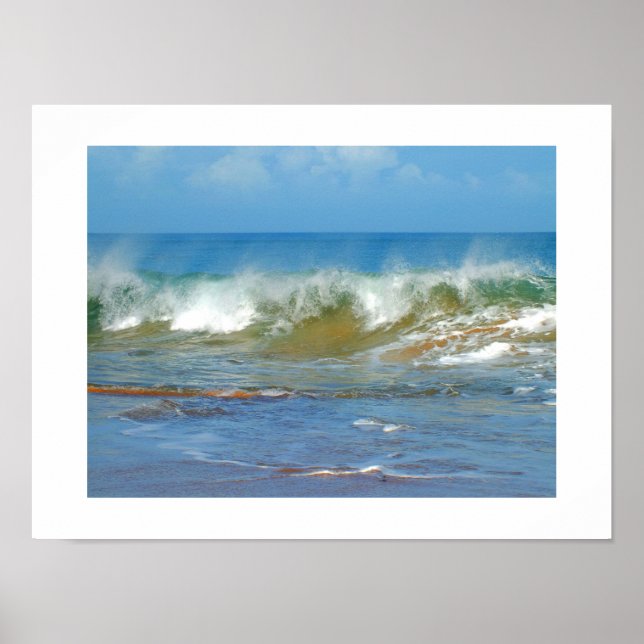 Poster Onda quebrada (Frente)