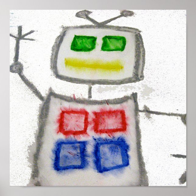 Pôster Onda Robot (Frente)