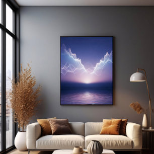 Poster Ondas de Luz Eterna