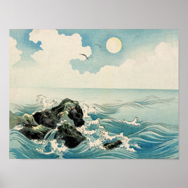 Pôster Ondas de meia-noite (Frente)