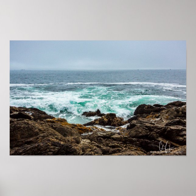 Poster Ondas de queda (Frente)