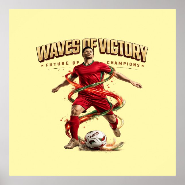 Poster ondas de vitória (Frente)