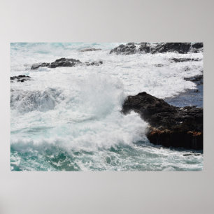 Poster Ondas do Oceano