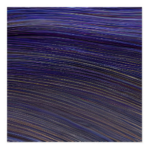 Pôster Ondas Fracionadas de Capa abstrato 31