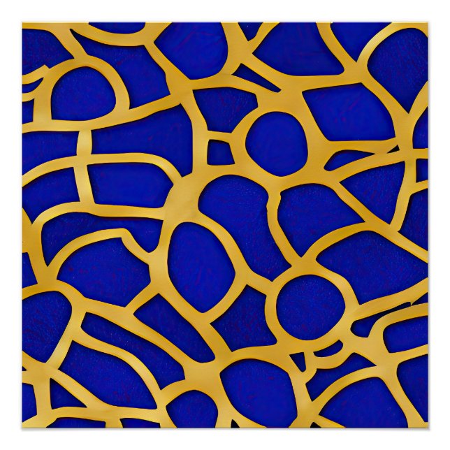 Pôster Ondas Fracionadas de Capa de abstrato 11 (Frente)
