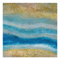 Ondas Fraturadas de Capa de abstrato 22 Sombra Inf