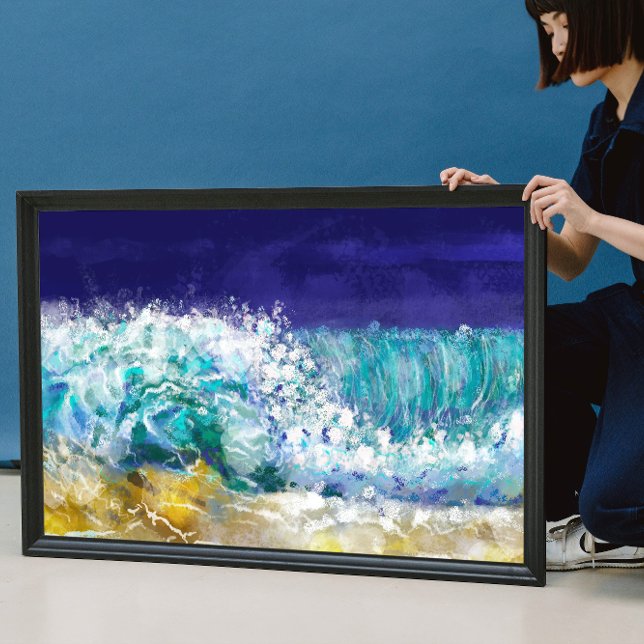 Poster Ondas no litoral (Criador carregado)