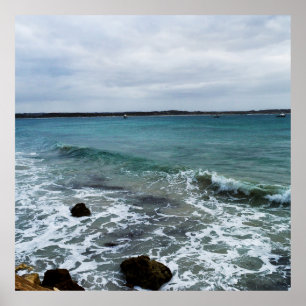 Poster Ondas No Oceano,