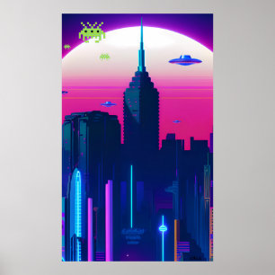 Poster Ondas Noturnas e Vapor Daze