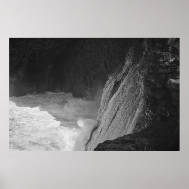 Pôster Ondas oceânicas em Kilauea (Frente)