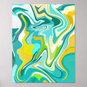 Poster Ondas Oceânicas Vibrantes