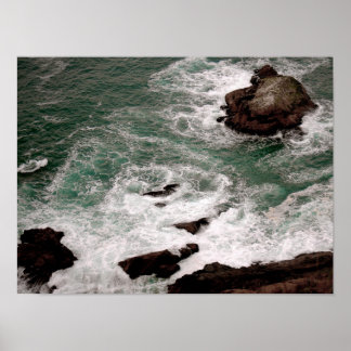 Poster Ondas Quebrando