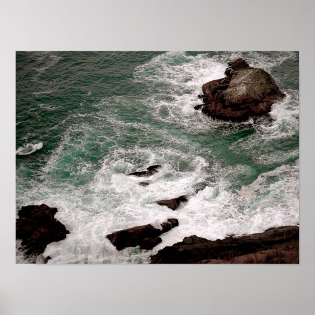 Poster Ondas Quebrando (Frente)