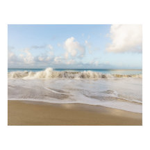 Ondas sonhadoras do oceano caribenho