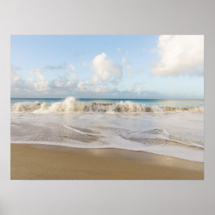Poster Ondas sonhadoras do oceano caribenho
