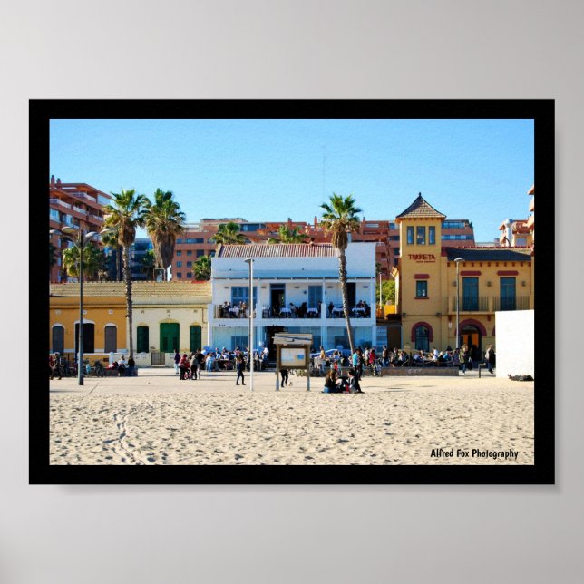 Poster Onde a Cidade Encontra a Areia (Frente)