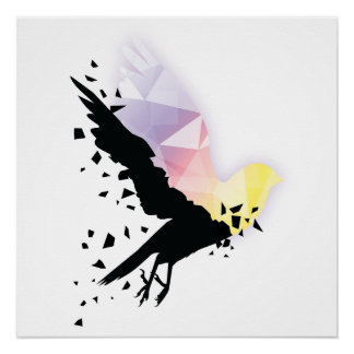 Pôster "Onde a escuridão acaba, começa a esperança."