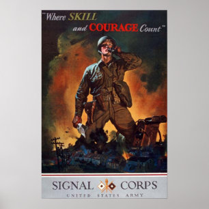 Pôster Onde a habilidade e a coragem contam