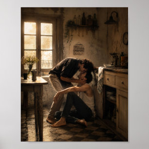 Poster Onde Caímos Rindo Projeto de Arte Gay