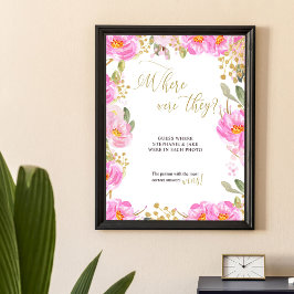 Poster Onde Eles Estavam O Chá de panela De Casamento Flo