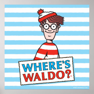 Pôster Onde está o logotipo Waldo