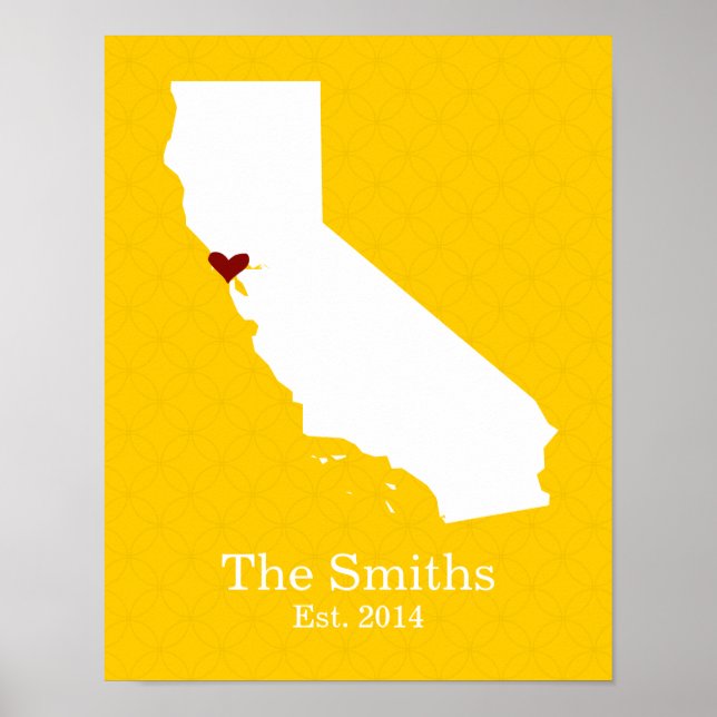 Pôster Onde Está O Seu Coração - Califórnia (Frente)