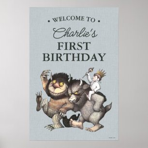 Poster Onde Estão as Coisas Selvagens 1º Aniversário