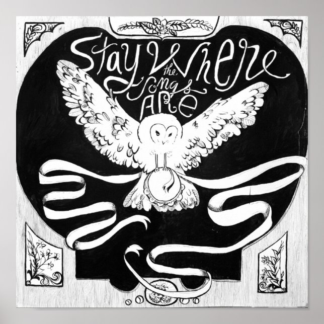 Poster Onde estão as músicas (Frente)