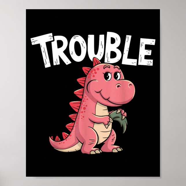 Poster Onde Eu Vou o Problema Me Segue Eu Sou Problema Di (Frente)