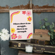 Onde não há luta não há força