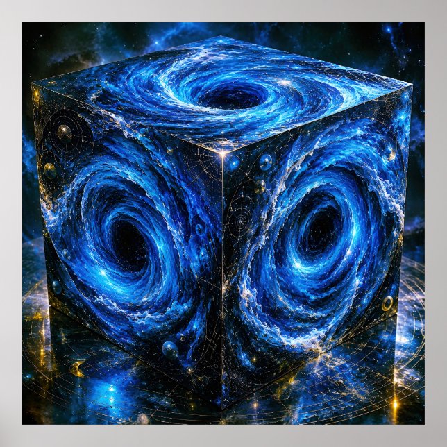 Poster Onde os Universos se Voltam para Dentro - Retrato  (Frente)