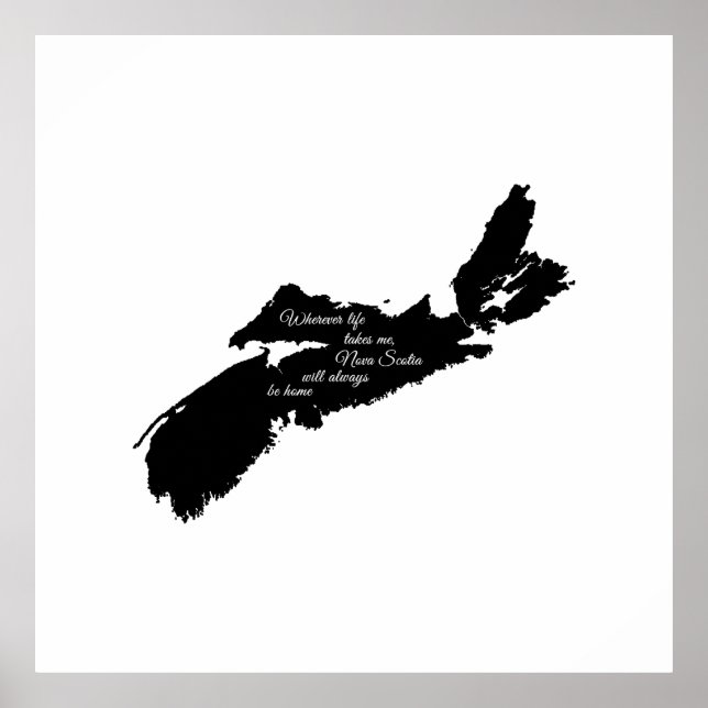 Poster Onde quer que a vida - Nova Escócia estará sempre  (Frente)