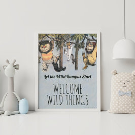 Poster Onde Vivem os Monstros - Boas-vindas de Aniversári