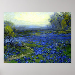 Poster Onderdonk - Manhã no Bluebonnets