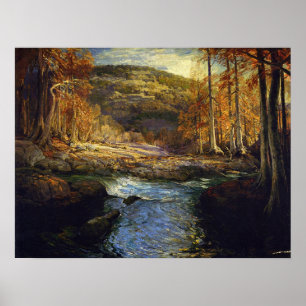 Poster Onderdonk - Stream Florestal, Águas De Guadalupe
