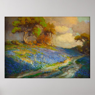 Poster Onderdonk - Tarde Da Tarde Da Tarde Em Bluebonnets