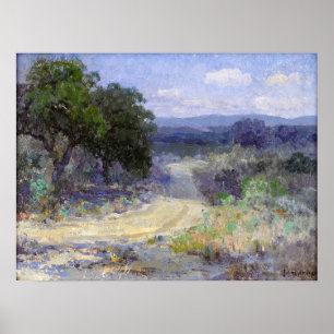 Poster Onderdonk - Um Caminho Através Do Texas Hill Coun