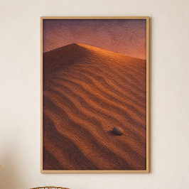 Poster Ondulações do Vento ao Crepúsculo Cartaz de Arte B