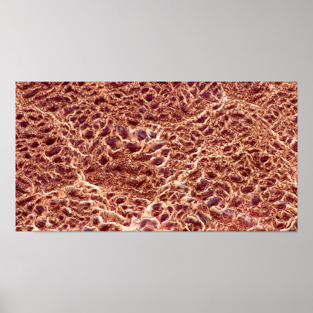 Pôster ondulações no Bar de areia com lama seca III - sáb (Frente)