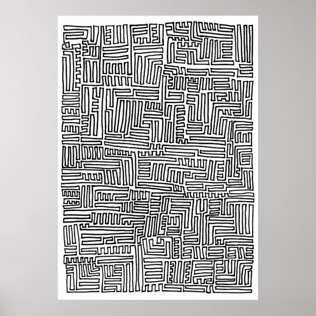 Pôster One-Continuous-Line (Frente)