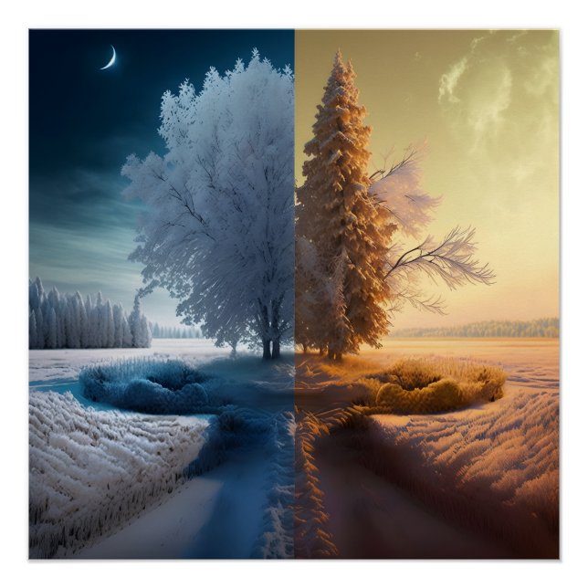 Pôster One day in winter (Frente)