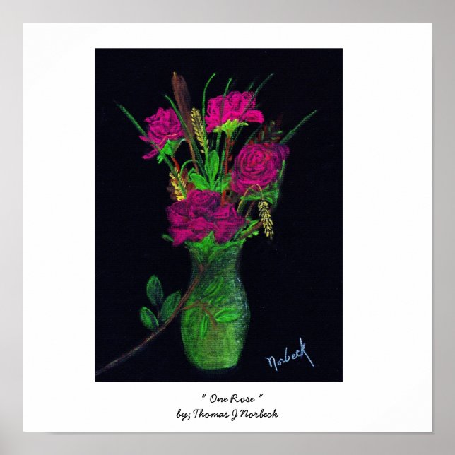 Pôster " One Rose for You " (Frente)