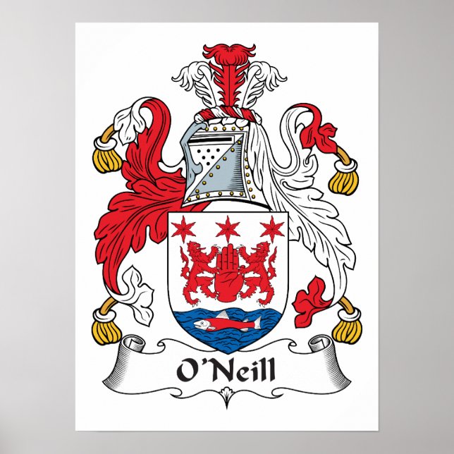 Pôster O'Neill Family Crest (Frente)