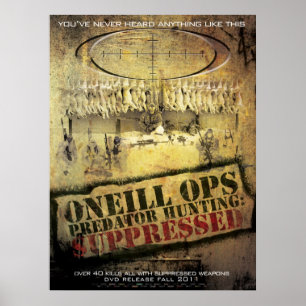 Pôster O'Neill Ops: "Caça predadora suprimida "